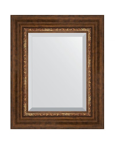 Зеркало Evoform Exclusive 56х46 BY 3361 с фацетом в багетной раме - Римская бронза 88 мм