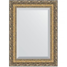 Зеркало Evoform Exclusive 75х55 BY 1230 с фацетом в багетной раме - Виньетка бронзовая 85 мм