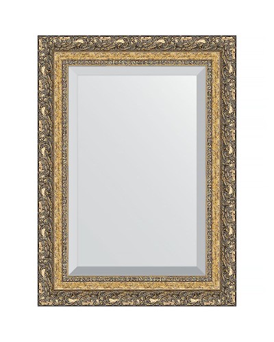 Зеркало Evoform Exclusive 75х55 BY 1230 с фацетом в багетной раме - Виньетка бронзовая 85 мм