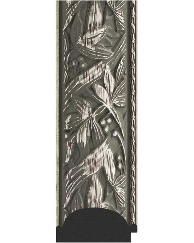 Зеркало Evoform Exclusive 179х119 BY 3624 с фацетом в багетной раме - Византия серебро 99 мм