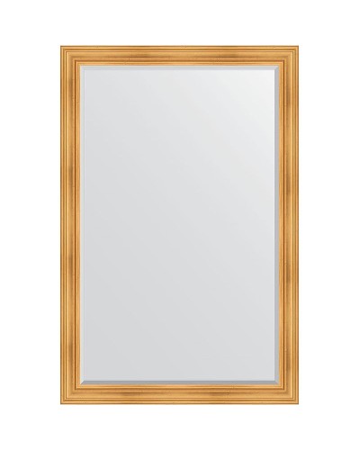 Зеркало Evoform Exclusive 179х119 BY 3626 с фацетом в багетной раме - Травленое золото 99 мм