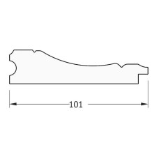 Зеркало Evoform Exclusive 179х119 BY 3630 с фацетом в багетной раме - Вензель бронзовый 101 мм