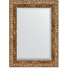 Зеркало Evoform Exclusive 75х55 BY 3384 с фацетом в багетной раме - Виньетка античная бронза 85 мм