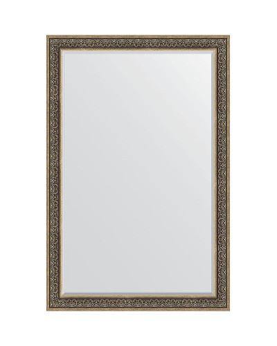 Зеркало Evoform Exclusive 179х119 BY 3631 с фацетом в багетной раме - Вензель серебряный 101 мм