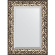 Зеркало Evoform Exclusive 76х56 BY 1229 с фацетом в багетной раме - Фреска 84 мм
