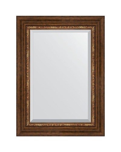 Зеркало Evoform Exclusive 76х56 BY 3387 с фацетом в багетной раме - Римская бронза 88 мм