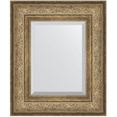 Зеркало Evoform Exclusive 60х50 BY 3373 с фацетом в багетной раме - Виньетка античная бронза 109 мм