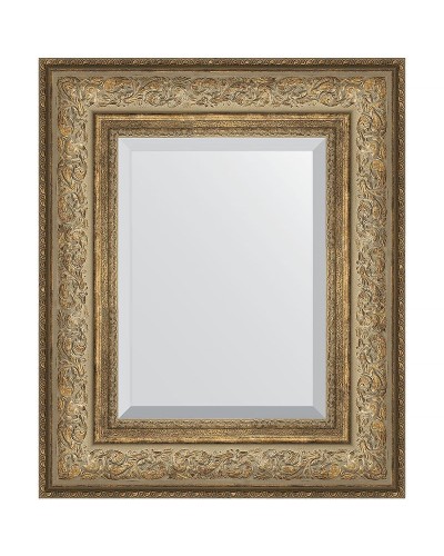 Зеркало Evoform Exclusive 60х50 BY 3373 с фацетом в багетной раме - Виньетка античная бронза 109 мм