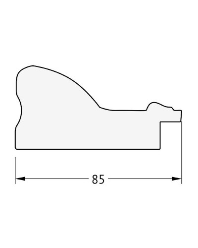 Зеркало Evoform Exclusive Floor 200х80 BY 6114 с фацетом в багетной раме - Виньетка античная бронза 85 мм