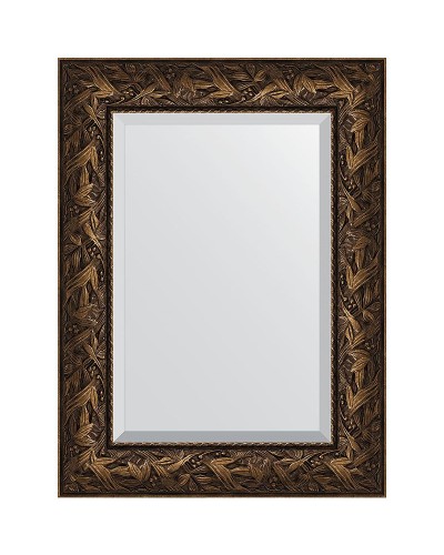 Зеркало Evoform Exclusive 79х59 BY 3391 с фацетом в багетной раме - Византия бронза 99 мм