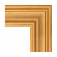 Зеркало Evoform Exclusive 79х59 BY 3392 с фацетом в багетной раме - Травленое золото 99 мм