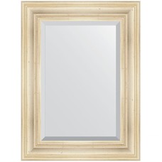 Зеркало Evoform Exclusive 79х59 BY 3393 с фацетом в багетной раме - Травленое серебро 99 мм