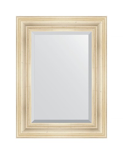 Зеркало Evoform Exclusive 79х59 BY 3393 с фацетом в багетной раме - Травленое серебро 99 мм