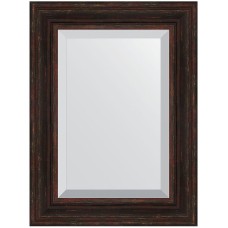 Зеркало Evoform Exclusive 79х59 BY 3395 с фацетом в багетной раме - Темный прованс 99 мм