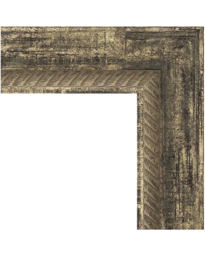 Зеркало Evoform Exclusive Floor 198х78 BY 6105 с фацетом в багетной раме - Старое дерево с плетением 70 мм