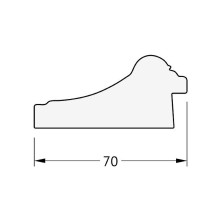 Зеркало Evoform Exclusive Floor 198х78 BY 6105 с фацетом в багетной раме - Старое дерево с плетением 70 мм