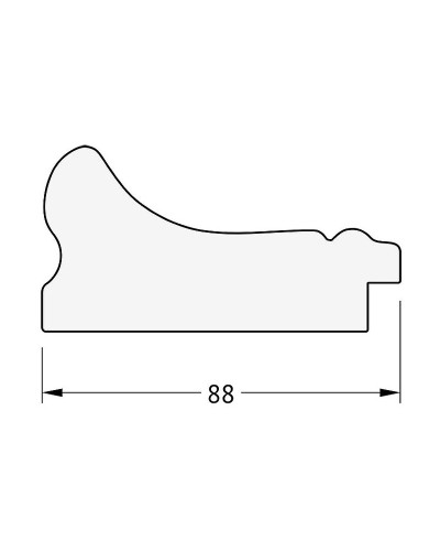 Зеркало Evoform Exclusive Floor 201х81 BY 6120 с фацетом в багетной раме - Хамелеон 88 мм