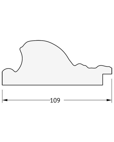 Зеркало Evoform Exclusive 90х60 BY 3427 с фацетом в багетной раме - Виньетка состаренная бронза 109 мм