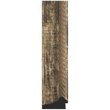 Зеркало Evoform Exclusive Floor 198х108 BY 6145 с фацетом в багетной раме - Старое дерево с плетением 70 мм