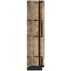 Зеркало Evoform Exclusive Floor 198х108 BY 6147 с фацетом в багетной раме - Серебряный бамбук 73 мм