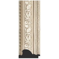 Зеркало Evoform Exclusive 90х60 BY 3426 с фацетом в багетной раме - Виньетка серебро 109 мм