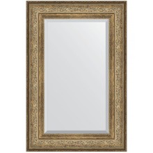 Зеркало Evoform Exclusive 90х60 BY 3425 с фацетом в багетной раме - Виньетка античная бронза 109 мм