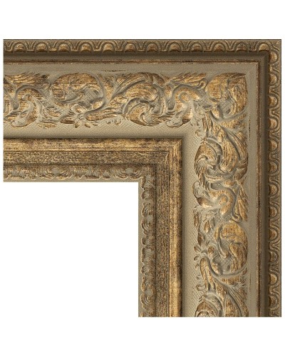Зеркало Evoform Exclusive 90х60 BY 3425 с фацетом в багетной раме - Виньетка античная бронза 109 мм
