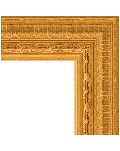 Зеркало Evoform Exclusive Floor 199х100 BY 6149 с фацетом в багетной раме - Сусальное золото 80 мм