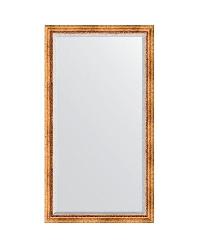 Зеркало Evoform Exclusive Floor 201х111 BY 6157 с фацетом в багетной раме - Римское золото 88 мм