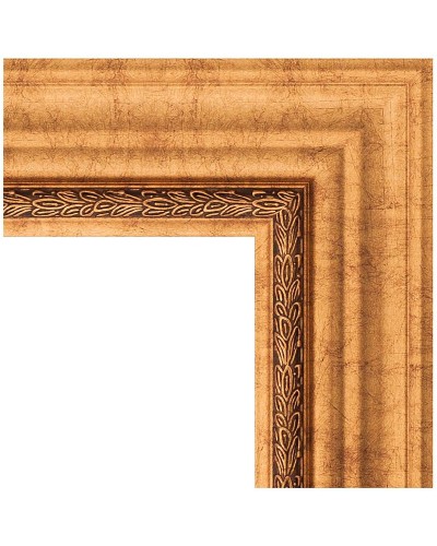 Зеркало Evoform Exclusive Floor 201х111 BY 6157 с фацетом в багетной раме - Римское золото 88 мм