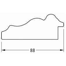 Зеркало Evoform Exclusive Floor 201х111 BY 6158 с фацетом в багетной раме - Римское серебро 88 мм