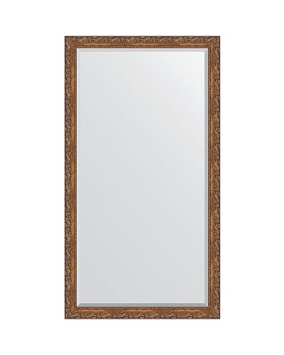 Зеркало Evoform Exclusive Floor 200х110 BY 6152 с фацетом в багетной раме - Виньетка бронзовая 85 мм