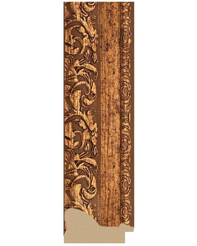 Зеркало Evoform Exclusive Floor 200х110 BY 6152 с фацетом в багетной раме - Виньетка бронзовая 85 мм