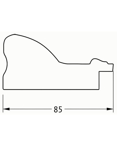 Зеркало Evoform Exclusive Floor 200х110 BY 6152 с фацетом в багетной раме - Виньетка бронзовая 85 мм