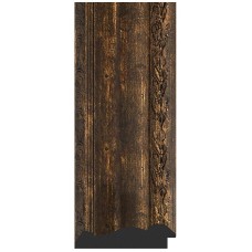 Зеркало Evoform Exclusive 92х62 BY 3430 с фацетом в багетной раме - Состаренное дерево с орнаментом 120 мм