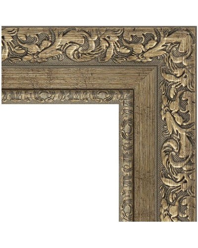 Зеркало Evoform Exclusive Floor 200х110 BY 6155 с фацетом в багетной раме - Виньетка античная латунь 85 мм