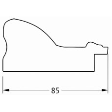 Зеркало Evoform Exclusive Floor 200х110 BY 6155 с фацетом в багетной раме - Виньетка античная латунь 85 мм