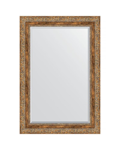Зеркало Evoform Exclusive 95х65 BY 3436 с фацетом в багетной раме - Виньетка античная бронза 85 мм