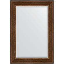 Зеркало Evoform Exclusive 96х66 BY 3439 с фацетом в багетной раме - Римская бронза 88 мм