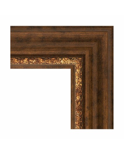 Зеркало Evoform Exclusive 96х66 BY 3439 с фацетом в багетной раме - Римская бронза 88 мм