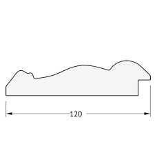 Зеркало Evoform Exclusive 82х62 BY 3403 с фацетом в багетной раме - Состаренная бронза с орнаментом 120 мм