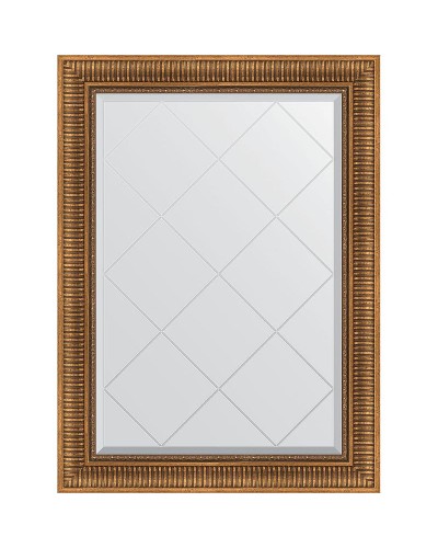 Зеркало Evoform Exclusive-G 105х77 BY 4197 с гравировкой в багетной раме - Бронзовый акведук 93 мм