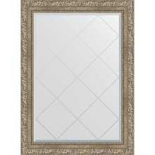 Зеркало Evoform Exclusive-G 102х75 BY 4186 с гравировкой в багетной раме - Виньетка античное серебро 85 мм