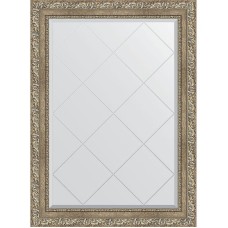 Зеркало Evoform Exclusive-G 102х75 BY 4186 с гравировкой в багетной раме - Виньетка античное серебро 85 мм