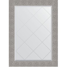 Зеркало Evoform Exclusive-G 104х76 BY 4195 с гравировкой в багетной раме - Чеканка серебряная 90 мм