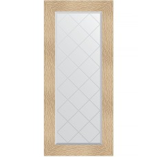 Зеркало Evoform Exclusive-G 126х56 BY 4064 с гравировкой в багетной раме - Золотые дюны 90 мм