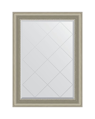 Зеркало Evoform Exclusive-G 104х76 BY 4192 с гравировкой в багетной раме - Хамелеон 88 мм