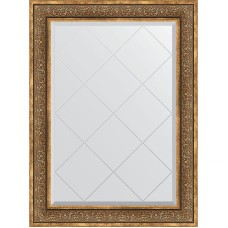 Зеркало Evoform Exclusive-G 106х79 BY 4206 с гравировкой в багетной раме - Вензель бронзовый 101 мм