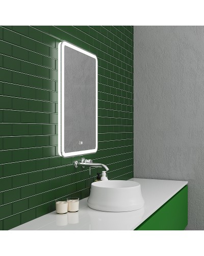 Зеркало Grossman Leo 60 166080 с подсветкой с сенсорным выключателем и подогревом