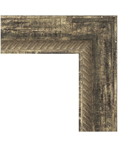 Зеркало Evoform Exclusive-G 103х103 BY 4436 с гравировкой в багетной раме - Старое дерево с плетением 70 мм